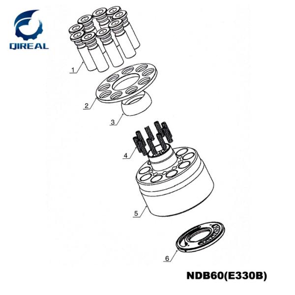 Buy cheap NDB60 Series Spare Parts Travel Motor Kits For E330B Excavator from wholesalers
