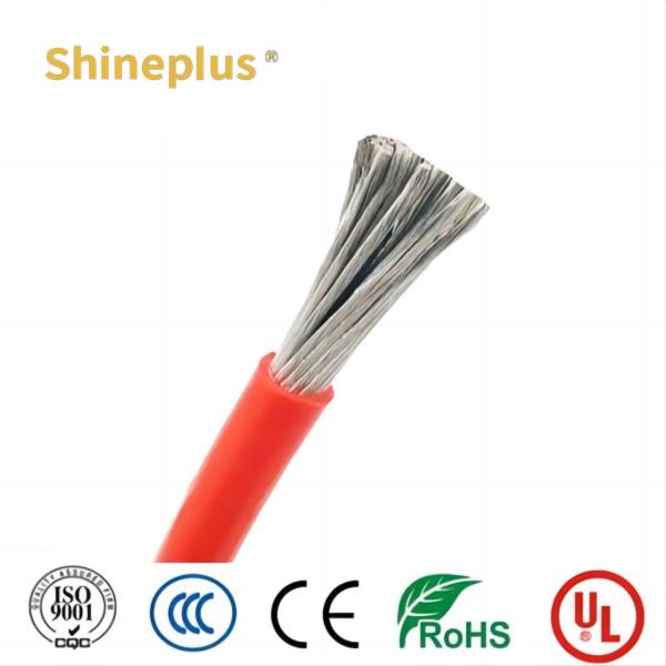 Bared Copper Stranded Silicone EV Battery Motorcycle Charging Cable UL3133 16mm2