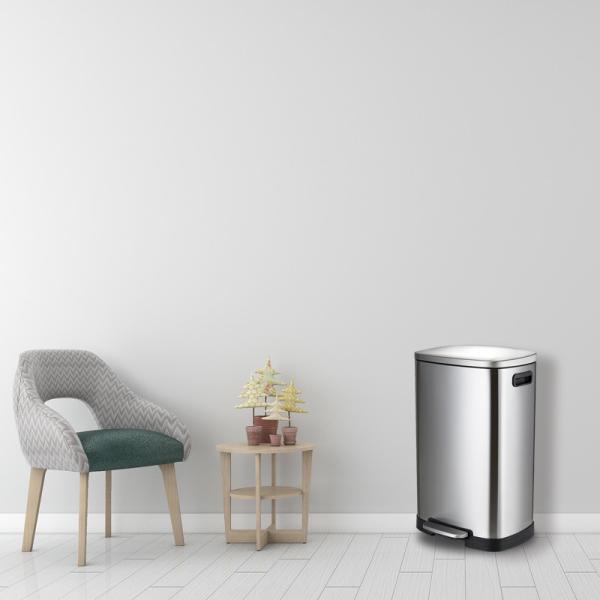 Buy cheap Stainless Steel Rectangular 13.2 Gallon Kitchen Recycling Bins from wholesalers