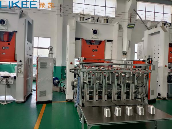 Buy cheap H Frame 5~6 Ways Mitsubishi PLC Aluminum Foil Tray Making Machine from wholesalers