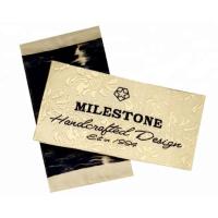Buy cheap Wholesale Custom Famous Brand Name Logo Woven Damask Clothes Labels for Clothing product