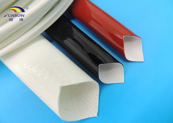 Buy cheap Electric Wires Varnished Silicone Fiberglass Sleeving / Fiber Glass Insulation Sleeve from wholesalers