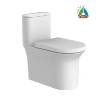Buy cheap SASO 1 Piece Toilet Bowl Siphonic Jet Flushing / Washdown product