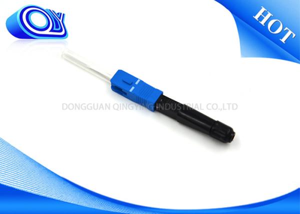 Buy cheap SC UPC Fiber Optic Quick Connector Adapter / SC UPC Fiber Optic Fast Connectors from wholesalers