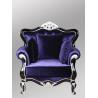 Buy cheap Villa living room furniture European-style solid wood hand-carved high-end Italian fabric sofa from wholesalers