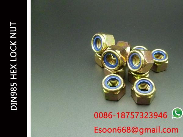 Buy cheap M4-0.7 DIN 985 Class 8 Zinc Finish Steel Nylon Insert Lock Nut from wholesalers