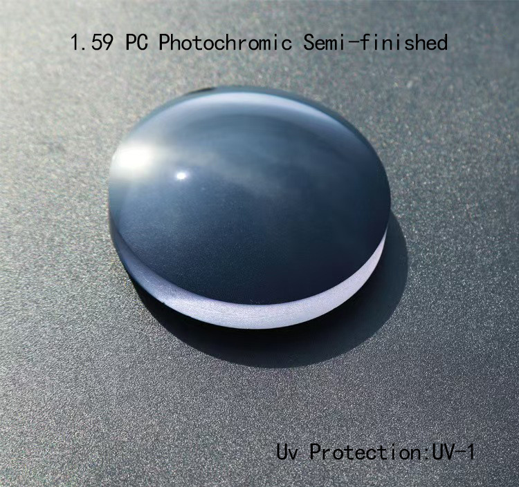 1.59 PC Lenses Single Vision Semi-finished HC/HMC Photochromic