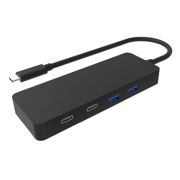 Buy cheap Ultra Slim Black 7 In 1 Superspeed Multiple USB C HUB from wholesalers