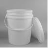 Buy cheap 30*27*38cm 5 Gallon Plastic Paint Bucket With Lid Customized Color from wholesalers
