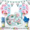 Buy cheap New Pink Flamingos Birthday Party Tableware Set Disposable Party Paper Plate Decoration Children'S Birthday from wholesalers