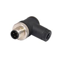 Buy cheap M12 90degree Male Assembly Screw Male 4P Field Wirable Assembly Waterproof Cable product