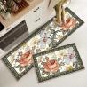 Buy cheap Plant Flower Printing Kitchen Floor Mats Non Slip 40*60mm Rectangle from wholesalers