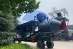 Discharging Height 1600mm 40Km/H Concrete Batch Mix Plant