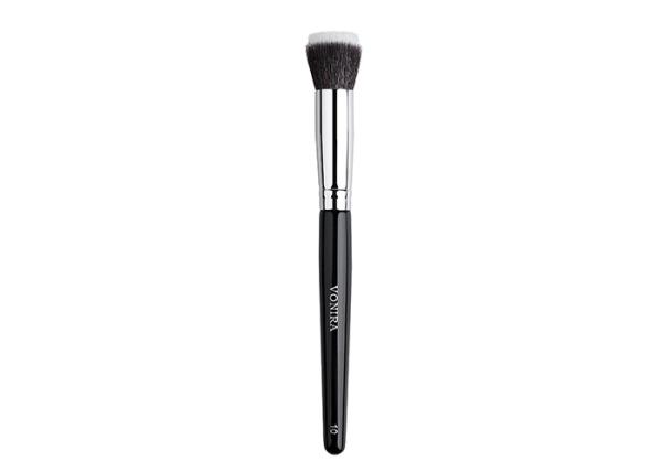 Duo Fiber Makeup Brush With ZGF Gaot Hair Mix With White Nature Fiber For