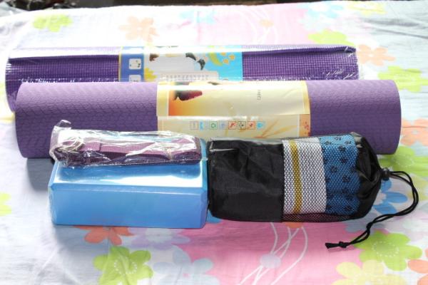 Buy cheap yoga accessories set with yoga mat,yoga towel ,yoga block, yoga strap-yoga props set from wholesalers