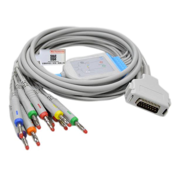 Buy cheap TPU Compatible EKG Cable Fukuda Denshi Direct Connect Length 3.5m from wholesalers
