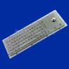 Buy cheap 20mA Brushed Metal Industrial Keyboard 64 Keys Panel Mount from wholesalers