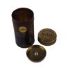 Buy cheap Personalized Metal Black Coffee Tin Can With Double Lid Luxury Coffee Tin Box Packaging from wholesalers