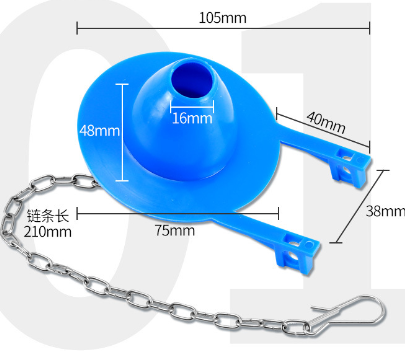 Modern Design Toilet Tank Cover With Water Stop Plug And Flushing Tank Components