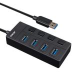 PC Laptop CE FCC 4 Ports Usb 3.0 High Speed Hub