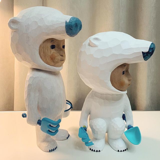ISO9001 Handmade Wooden Dolls Wooden Exhibition Multiple Purpose