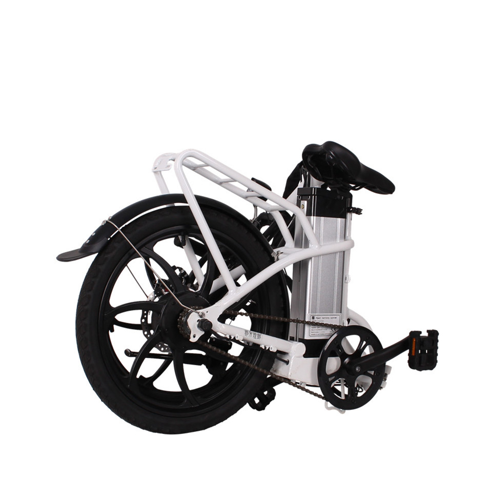 2019 most beautiful 20 inch foldable ebike with disc brake down tube battery position