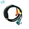 Buy cheap 60cm 90cm, 6 Lead black Holter ECG Cable, Snap, Schiller MT101 / MT102 Compatible, China Medical from wholesalers