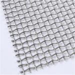SS304 Stainless Steel Crimped Wire Mesh Lock Crimp Wire Mesh Plain Weave