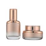 ABS AS Cosmetic Packaging Containers 30ml 50ml Square Glass Bottles