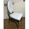 Buy cheap Fully Gold Plated 99cm Brushed Stainless Dining Chairs from wholesalers