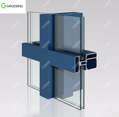 Buy cheap Powder Coating Open Frame Curtain Wall Aluminum Profile With Great Durability from wholesalers