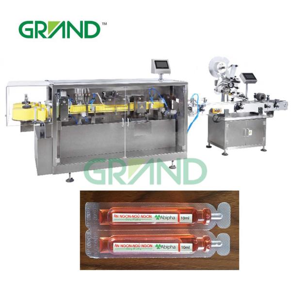 Buy cheap Liquid Plastic Plastic Ampoule Filling Machine Sealing Packing Labeling from wholesalers