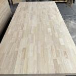 Smooth Durable Finger Joint Rubberwood Board , Moistureproof Rubber Tree Wood