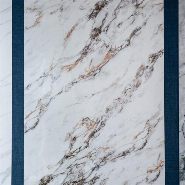 Buy cheap Glazed Polished Porcelain Marble Sintered Stone Tile Wall Slab Simple Design from wholesalers