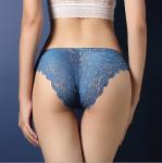 N3004 Factory Wholesale Women Luxury Sheer Lace Low Waist Underwear