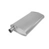 Buy cheap 2 Inch Inlet Outlet Aluminized Steel Universal Exhaust Muffler from wholesalers