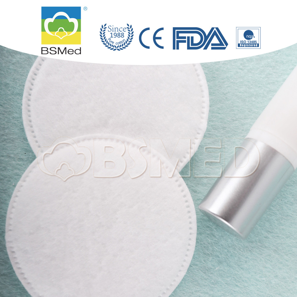 Cotton Wool Pads Absorbent Round Square Cosmetic Makeup Remover Emboss Medical Compress Personal Care Disposable