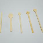 Custom bamboo wooden coffee stirrers pack of 500 1000