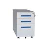 Buy cheap Metal Office Furniture 3 Drawers Saving Space Under Desk Movable Cabinet Cupboard from wholesalers
