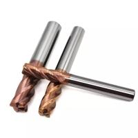 Buy cheap AlTiN Coating Alloy Milling Cutter Tungsten Cobalt 4 Flute End Mill Set ODM product