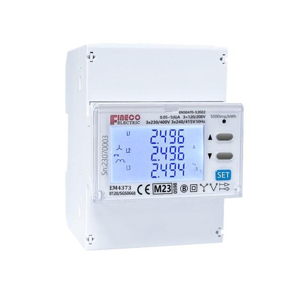 Buy cheap Energy Management System Modbus 3 Phase Power Analyzer EM4373 CT 3*230/400V 0.05-5 6 A from wholesalers