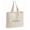 Buy cheap Natural Plain Gusset Canvas Tote Bag Shopping Bulk Custom Printing from wholesalers