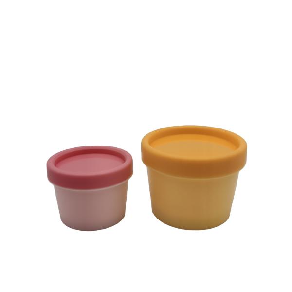 Buy cheap PP Plastic Cosmetic Jars , 50g 100g Facial Cream Jar Packaging from wholesalers