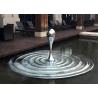 Buy cheap Custom Size Art Modern Stainless Steel Sculpture Water Drop For Water Pool from wholesalers