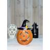 Buy cheap Small Metal Halloween Pumpkin Ornaments Candlestick Metal House Ornaments from wholesalers