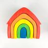 Buy cheap Pegdolls Wooden Building Blocks Toy Geometric Rainbow Building Blocks from wholesalers