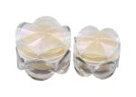 30g 50g Acrylic Cream Jar Color Customized Flower Shape
