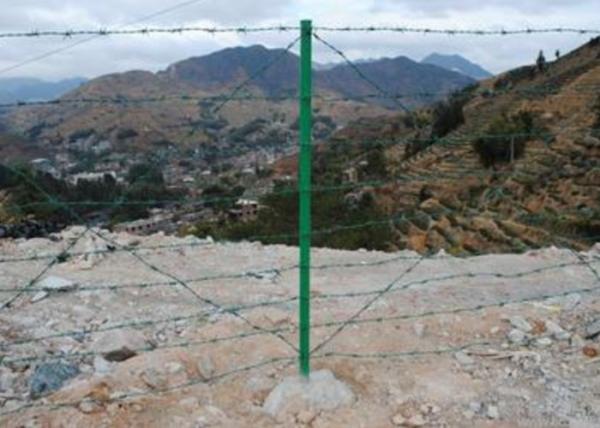 Buy cheap 2.5-3.0mm Pvc Coated Barbed Wire Fence For Forest Farm Protection from wholesalers