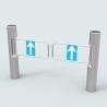 Buy cheap Automatic Outdoor Handicapped AISI 304 Supermarket Swing Gate Bi Directional from wholesalers