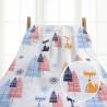 Buy cheap Printed Muslin Swaddle Blankets Breathable Solid Color For Newborns from wholesalers
